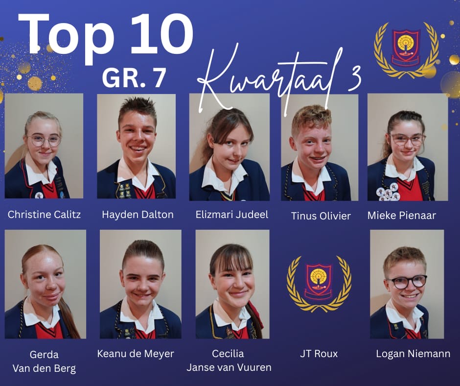 Top 10 Graad 7